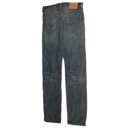 Levi's Men's Blue 513 Slim Straight Fit Jeans 30x34
