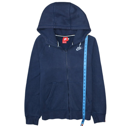 Nike Men's Blue Full Zip Hoodie Size S Regular Fit Fleece