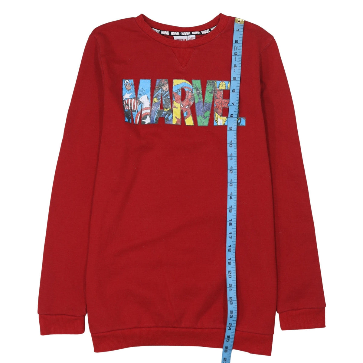 Marvel Boys Red Graphic Pullover Sweatshirt 14-15 Years Superhero Print