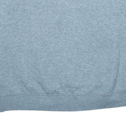 Nike Men Grey Crew Neck Pullover Sweatshirt M Regular Fit