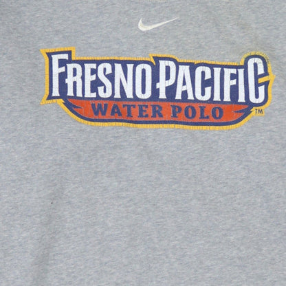 Nike Men's Grey Fresno Pacific Water Polo Crew Sweatshirt Size M