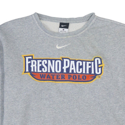 Nike Men's Grey Fresno Pacific Water Polo Crew Sweatshirt Size M