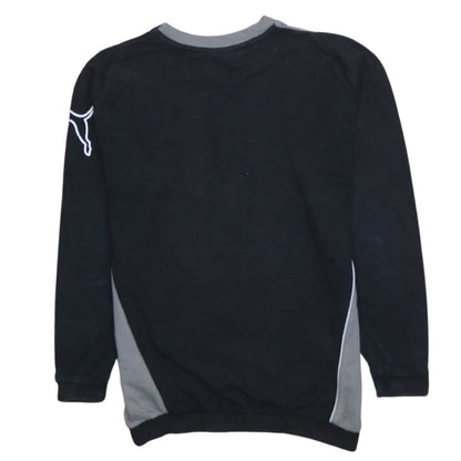 Puma Boys Black Crew Neck Pullover Sweatshirt Size 12 Regular Fit
