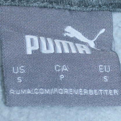 Puma Mens Grey Pullover Hoodie Small Regular Fit Graphic Sportswear