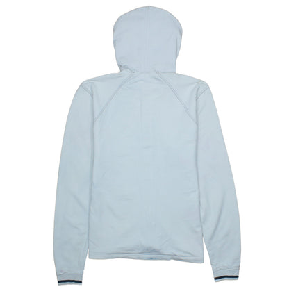 Fila Women's Light Blue Full Zip Hoodie Size L Cotton Blend