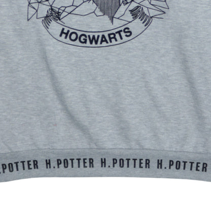 Harry Potter Women's Grey Hogwarts Pullover Hoodie XL