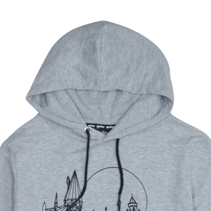 Harry Potter Women's Grey Hogwarts Pullover Hoodie XL