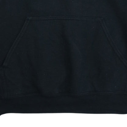 Late Club Black Pullover Hoodie Women S Embroidered Lips Design