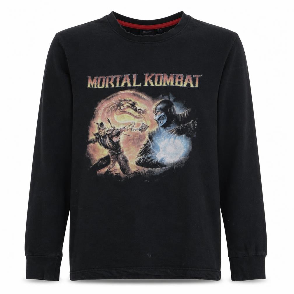 Cropp Men's Black Mortal Kombat Regular Fit Sweatshirt S