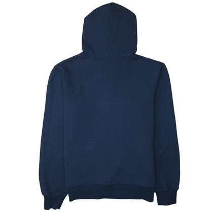 Canterbury Mens Blue Pullover Hoodie Size M Fleece Rugby Sweatshirt