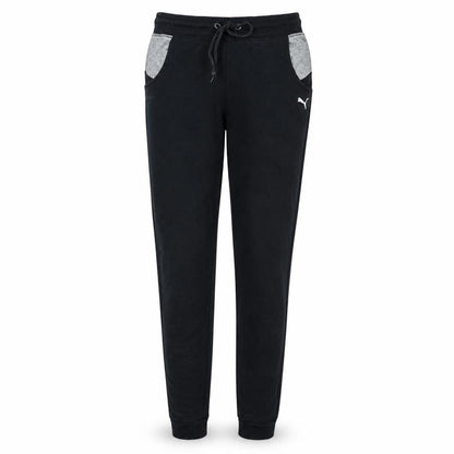 Puma Women Black Jogger Sweatpants Size 10 Cotton Blend