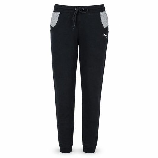 Puma Women Black Jogger Sweatpants Size 10 Cotton Blend