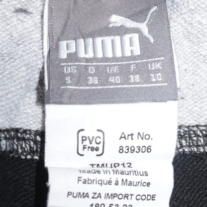 Puma Women Black Jogger Sweatpants Size 10 Cotton Blend
