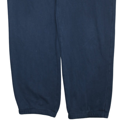 Nike Men's Blue L Fleece Sweatpants with Logo Tapered Fit