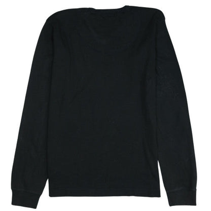Lee Men's Black Long Sleeve V-Neck Cotton T-Shirt XXL