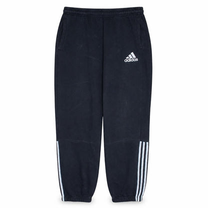 Adidas Men's Black XL Jogger Trousers with Stripe Logo