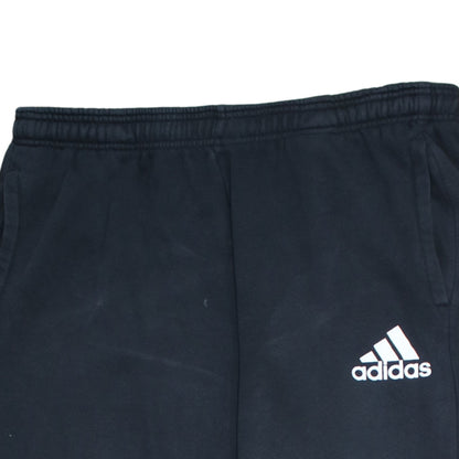 Adidas Men's Black XL Jogger Trousers with Stripe Logo