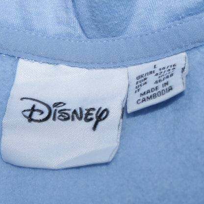 Disney Primark Women Blue Mickey Hoodie L Graphic Pullover