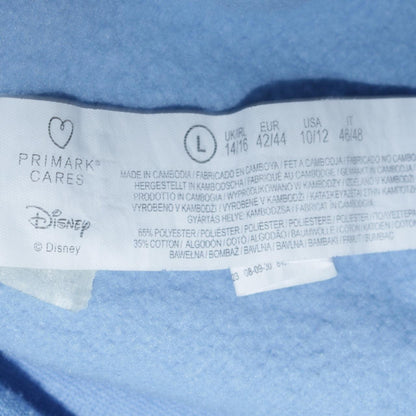 Disney Primark Women Blue Mickey Hoodie L Graphic Pullover