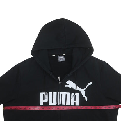 Puma Men's Black XL Full Zip Graphic Hoodie