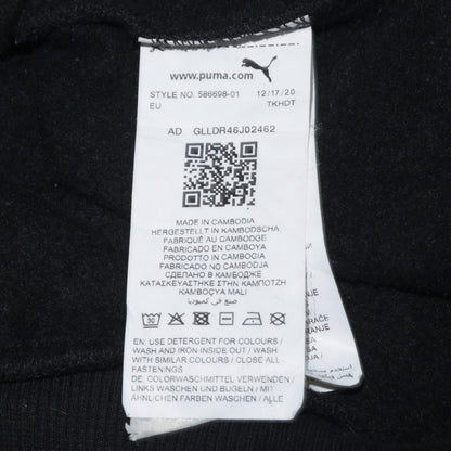 Puma Men's Black XL Full Zip Graphic Hoodie