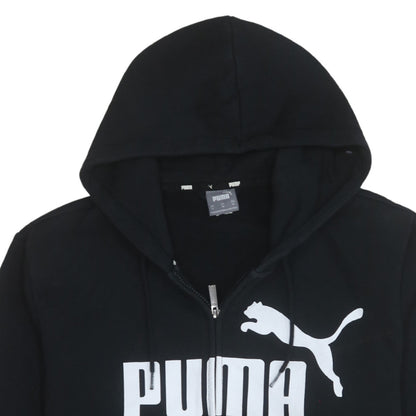 Puma Men's Black XL Full Zip Graphic Hoodie