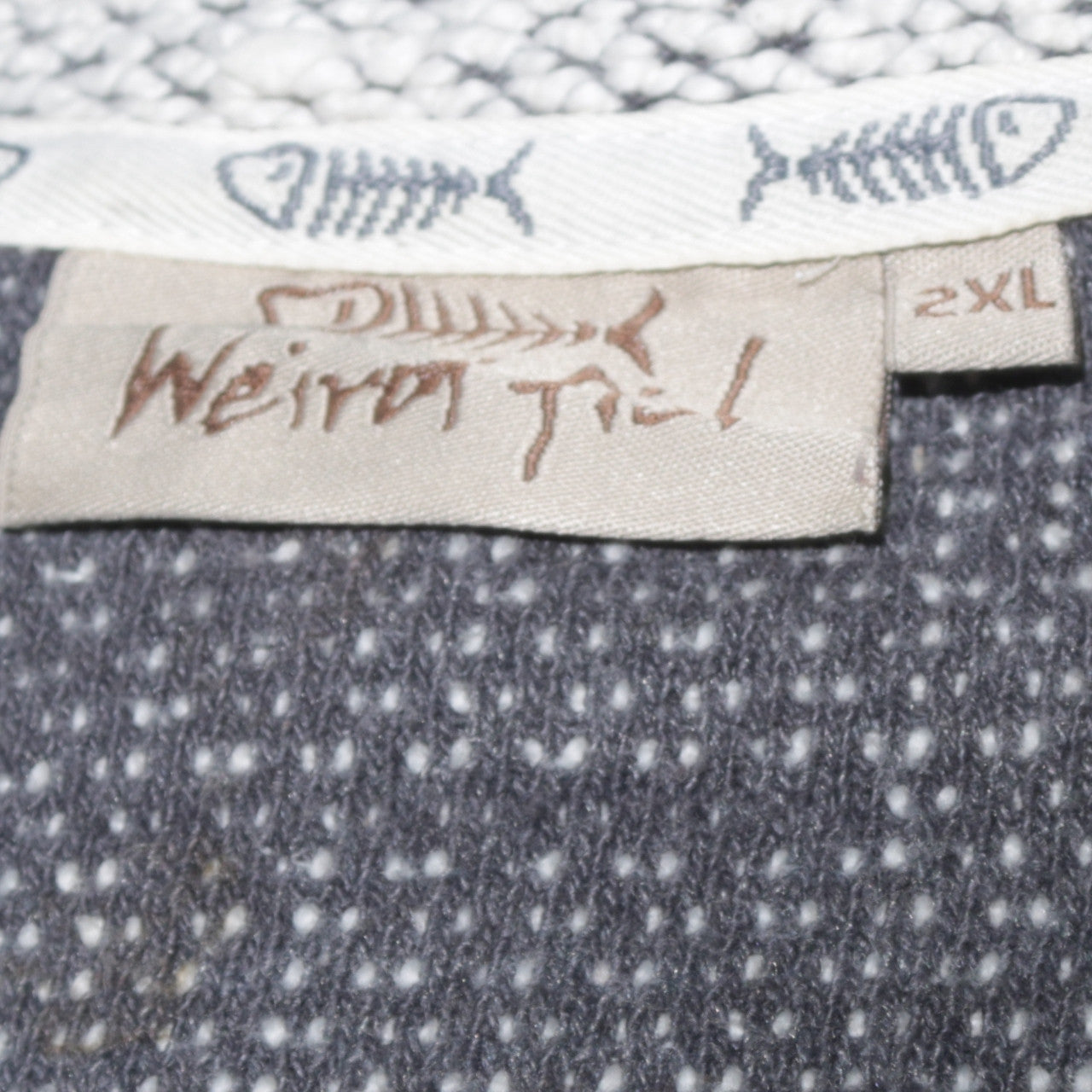 Weird Fish Men’s Grey 2XL Knit 1/4 Zip Sweatshirt