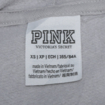 Victoria's Secret PINK Women's Grey Pullover Hoodie XS Soft Fleece