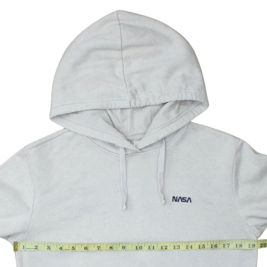H&M Divided Women’s Grey NASA Pullover Hoodie XS Cotton Blend