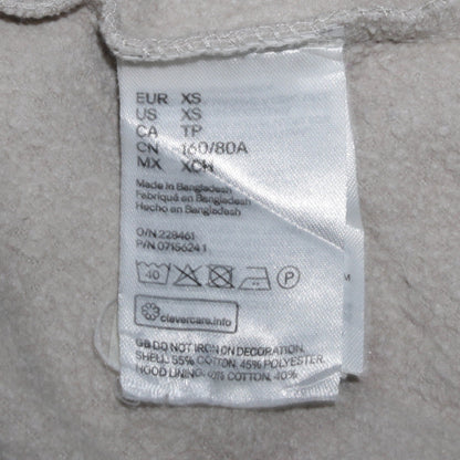 H&M Divided Women’s Grey NASA Pullover Hoodie XS Cotton Blend