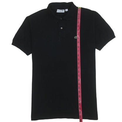 Lacoste Men’s Black Classic Fit Cotton Polo Shirt Size M