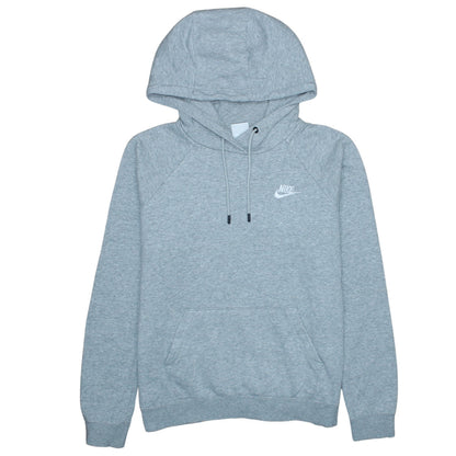 Nike Mens Grey Pullover Hoodie Medium Fleece Sweatshirt