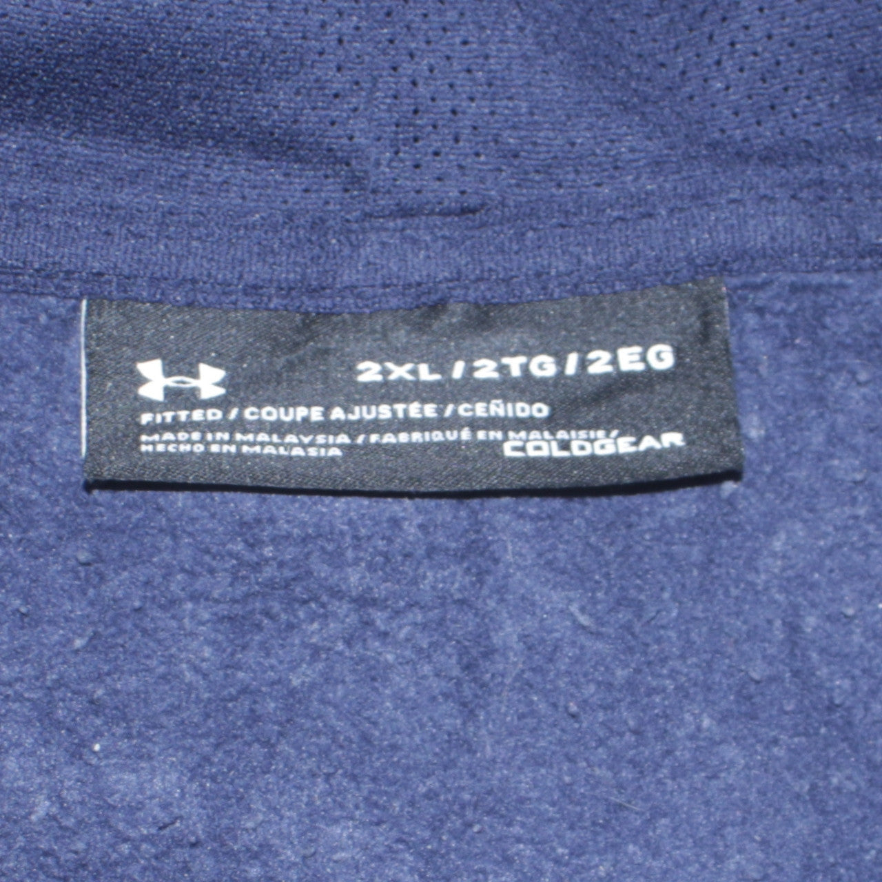 Under Armour Men Blue 2XL Full Zip Sports Hoodie