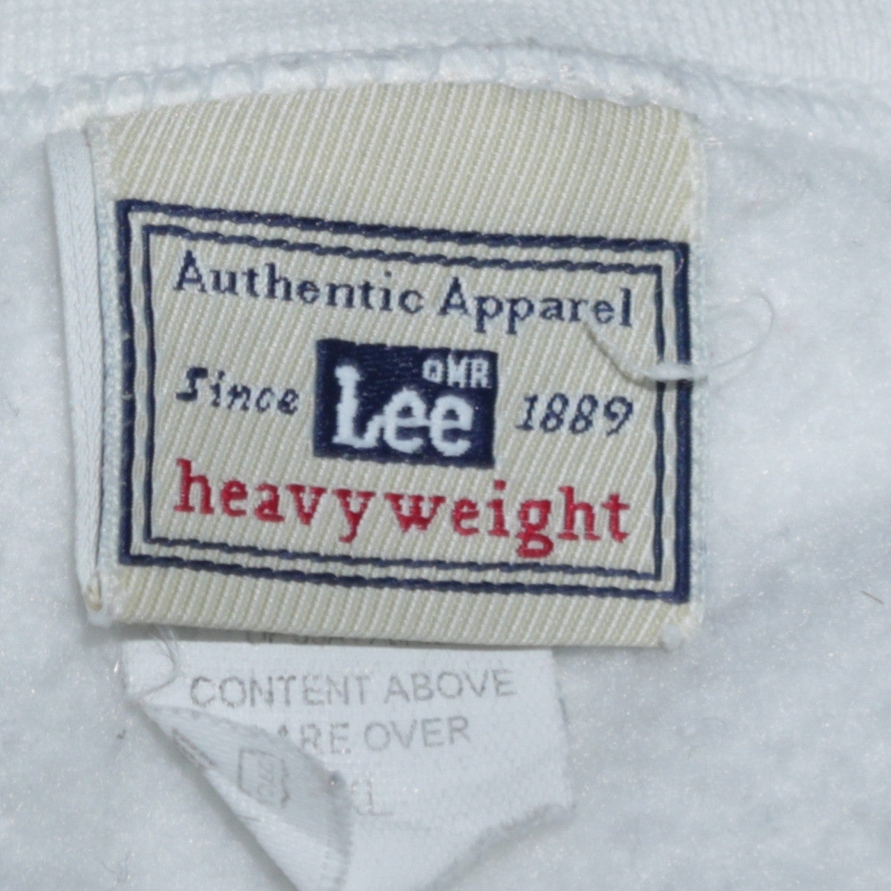 Lee Mens White Class of 1983 Retro Graphic Pullover Sweatshirt L