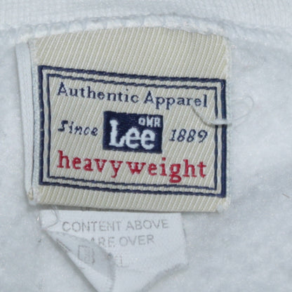 Lee Mens White Class of 1983 Retro Graphic Pullover Sweatshirt L