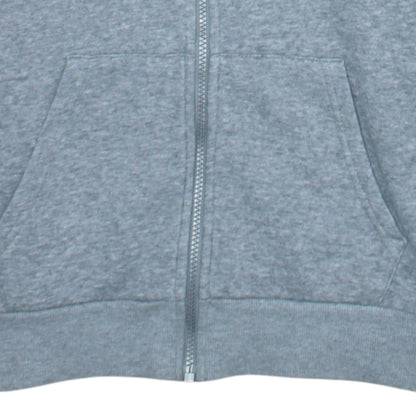 Converse Boys Grey Full Zip Hoodie XL 13-15 Years Cotton Blend Logo