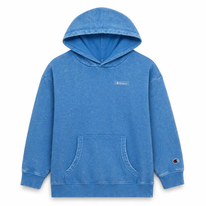 Champion Boys Blue Pullover Hoodie Medium 9-10 Years Cotton Blend