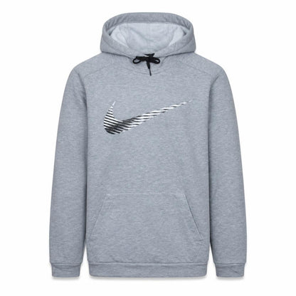 Nike Men's Grey Dri-Fit Pullover Hoodie Size M Sportswear