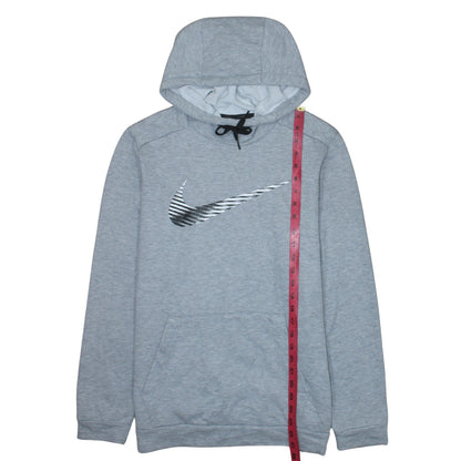 Nike Men's Grey Dri-Fit Pullover Hoodie Size M Sportswear