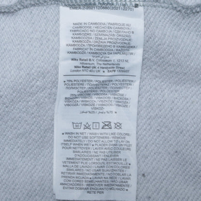 Nike Men's Grey Dri-Fit Pullover Hoodie Size M Sportswear