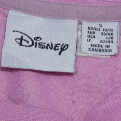 Disney Women Pink Lizzie McGuire Sweatshirt Size S 10/12 Graphic Print