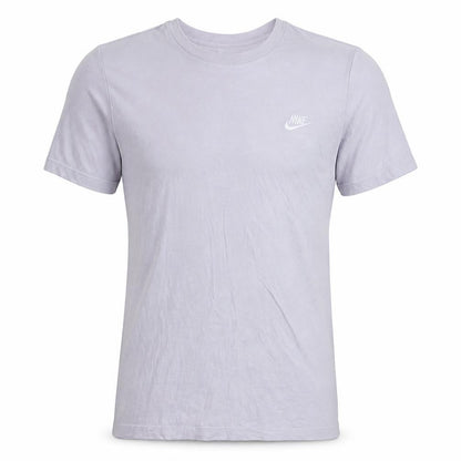 Nike Men's White Small Crew Neck Cotton Sports T-Shirt