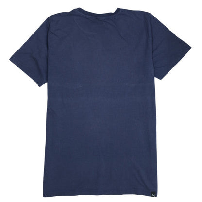 Puma Men's Navy Blue Crew Neck Short Sleeve T-Shirt Size L