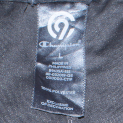Champion Men's Black Jogger Trousers L Lightweight Polyester