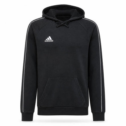 Adidas Men's Black XS Pullover Hoodie Embroidered Logo Sportswear