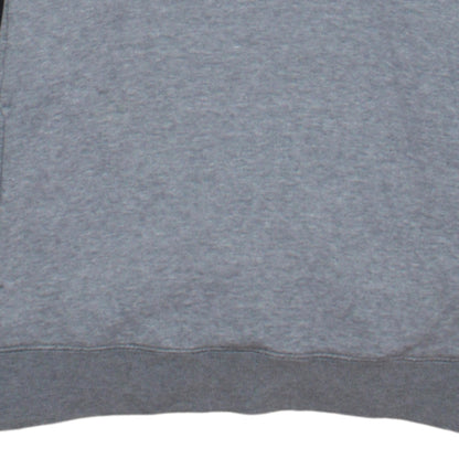 Nike Men's Grey Pullover Hoodie Small Logo Graphic Fleece