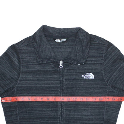 The North Face Women Black Fleece Full Zip Jacket L Outdoor