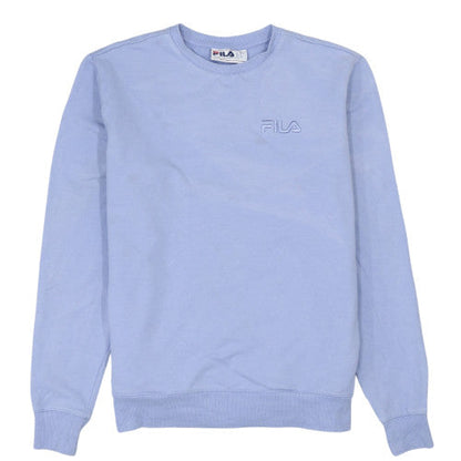 FILA Womens Blue Crew Neck Pullover Sweatshirt Size S