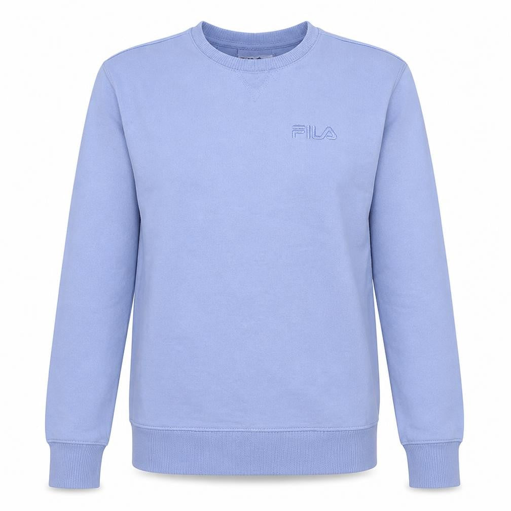 Fila Womens Blue Crew Neck Pullover Sweatshirt Size S