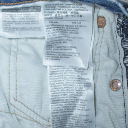 Levi's 501 Men's Blue Light Wash Straight Denim Jeans 34x30